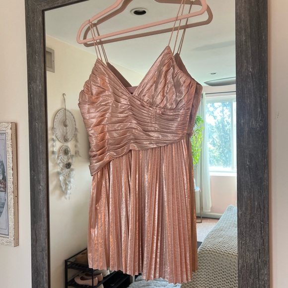 Retrofete Pink Shimmer Mini Dress - Picture 3 of 8